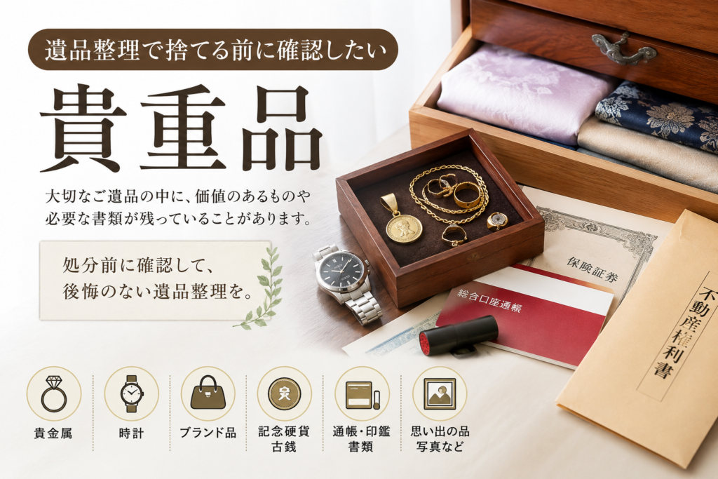 遺品整理　出張買取